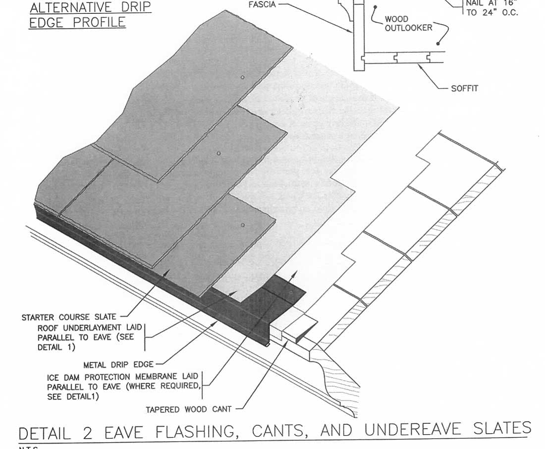 Client-provided Slate Roofing project detail 2