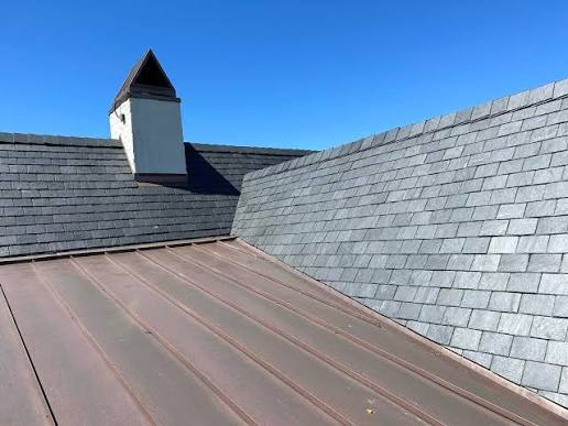 Client-provided roofing and exterior field photo