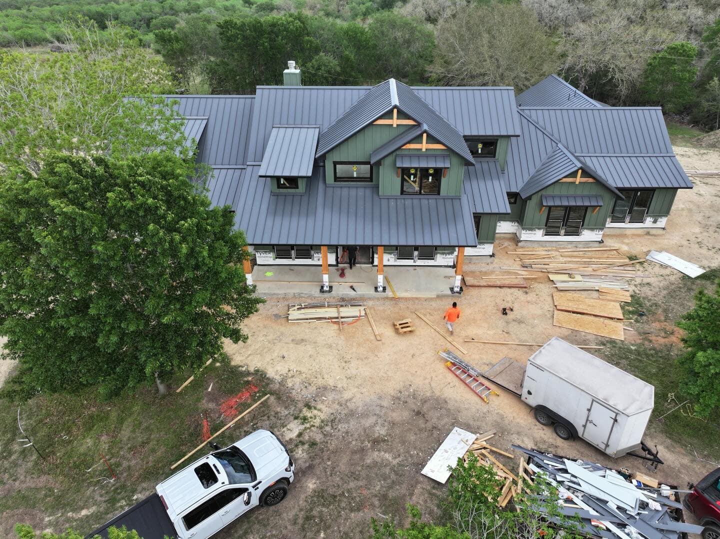 Client-provided Standing Seam Metal Roofing project detail 1