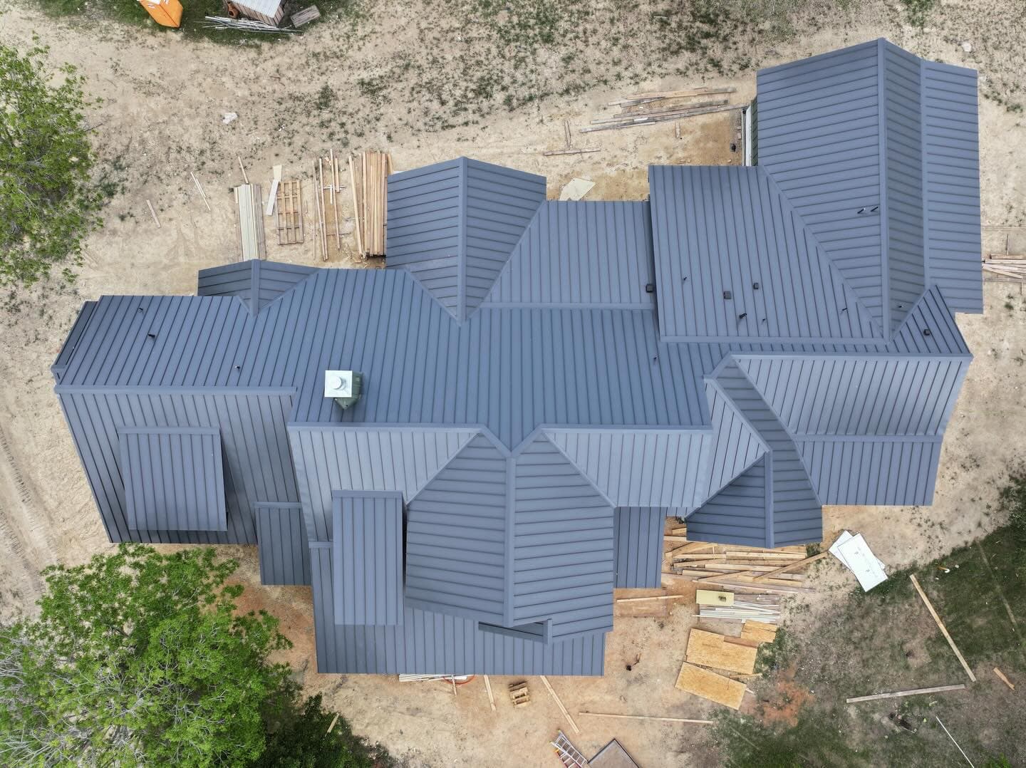 Client-provided Standing Seam Metal Roofing project detail 2